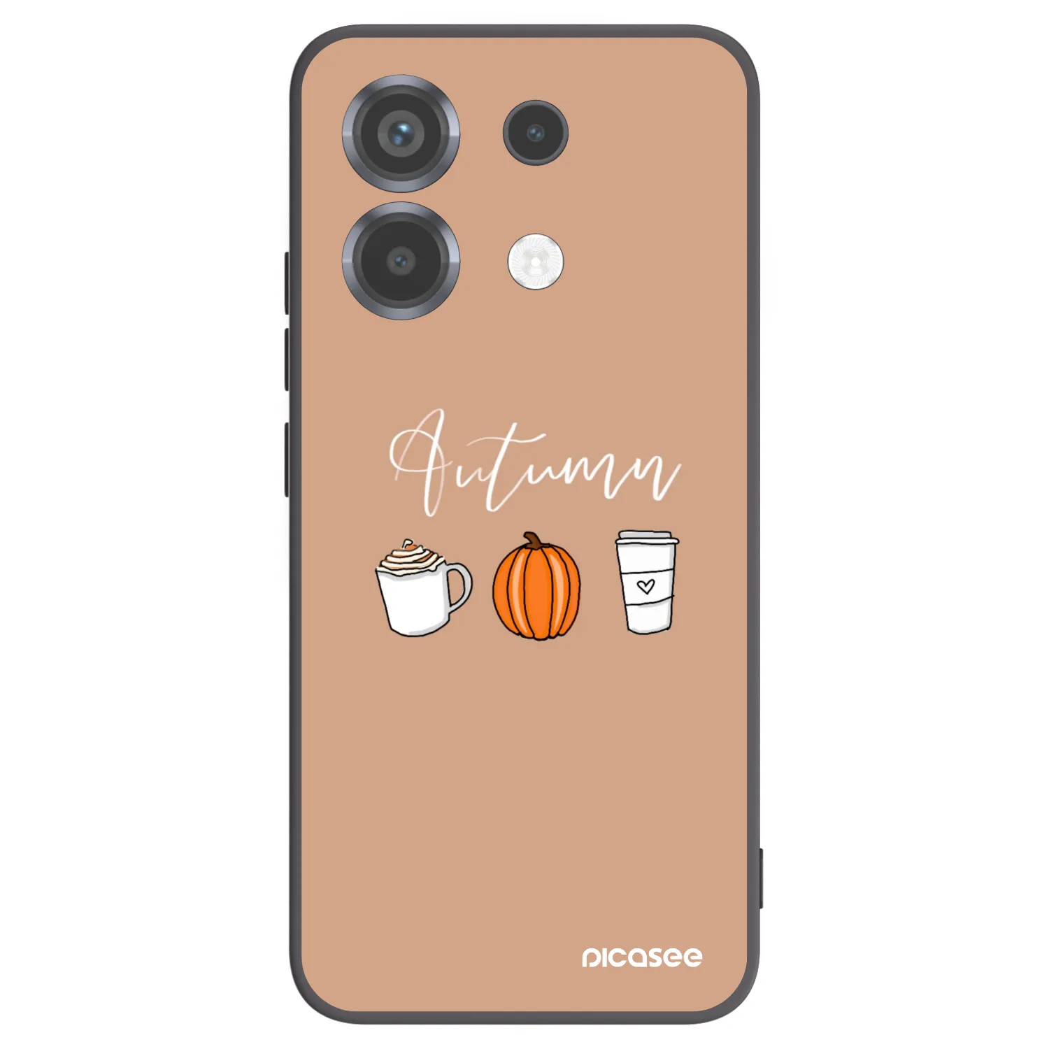 Picasee fekete szilikon tok az alábbi mobiltelefonokra Xiaomi Poco X6 - Autumn
