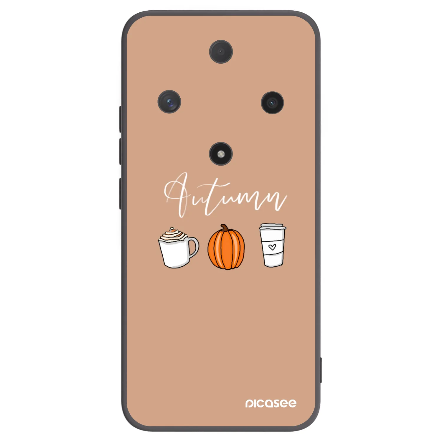 Picasee fekete szilikon tok az alábbi mobiltelefonokra Honor Magic6 Lite 5G - Autumn
