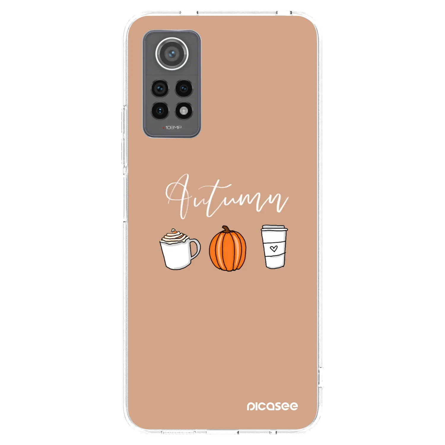 Picasee átlátszó szilikon tok az alábbi mobiltelefonokra Xiaomi Redmi Note 12 Pro 4G - Autumn