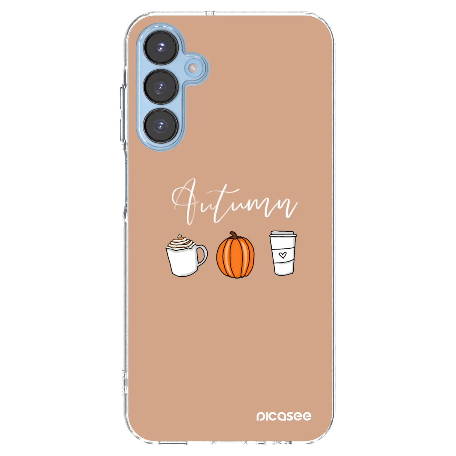 Picasee átlátszó szilikon tok az alábbi mobiltelefonokra Samsung Galaxy A15 A156B 5G - Autumn