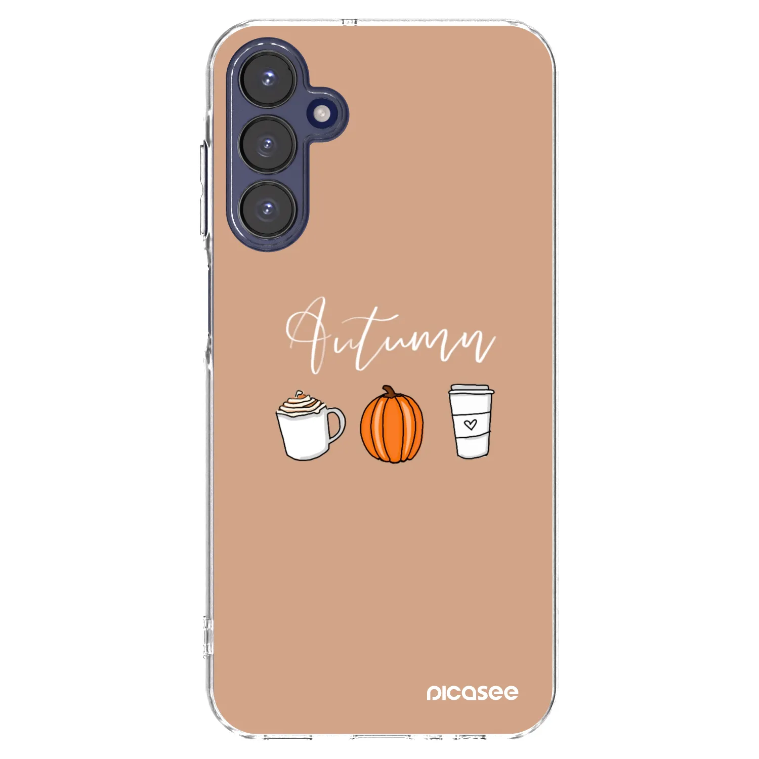 Picasee átlátszó szilikon tok az alábbi mobiltelefonokra Samsung Galaxy A15 A155F 4G - Autumn