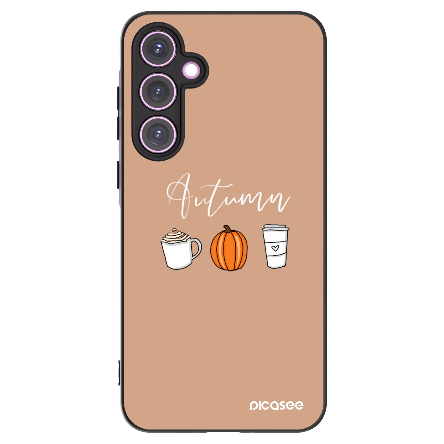Picasee fekete szilikon tok az alábbi mobiltelefonokra Samsung Galaxy A35 5G A356B - Autumn