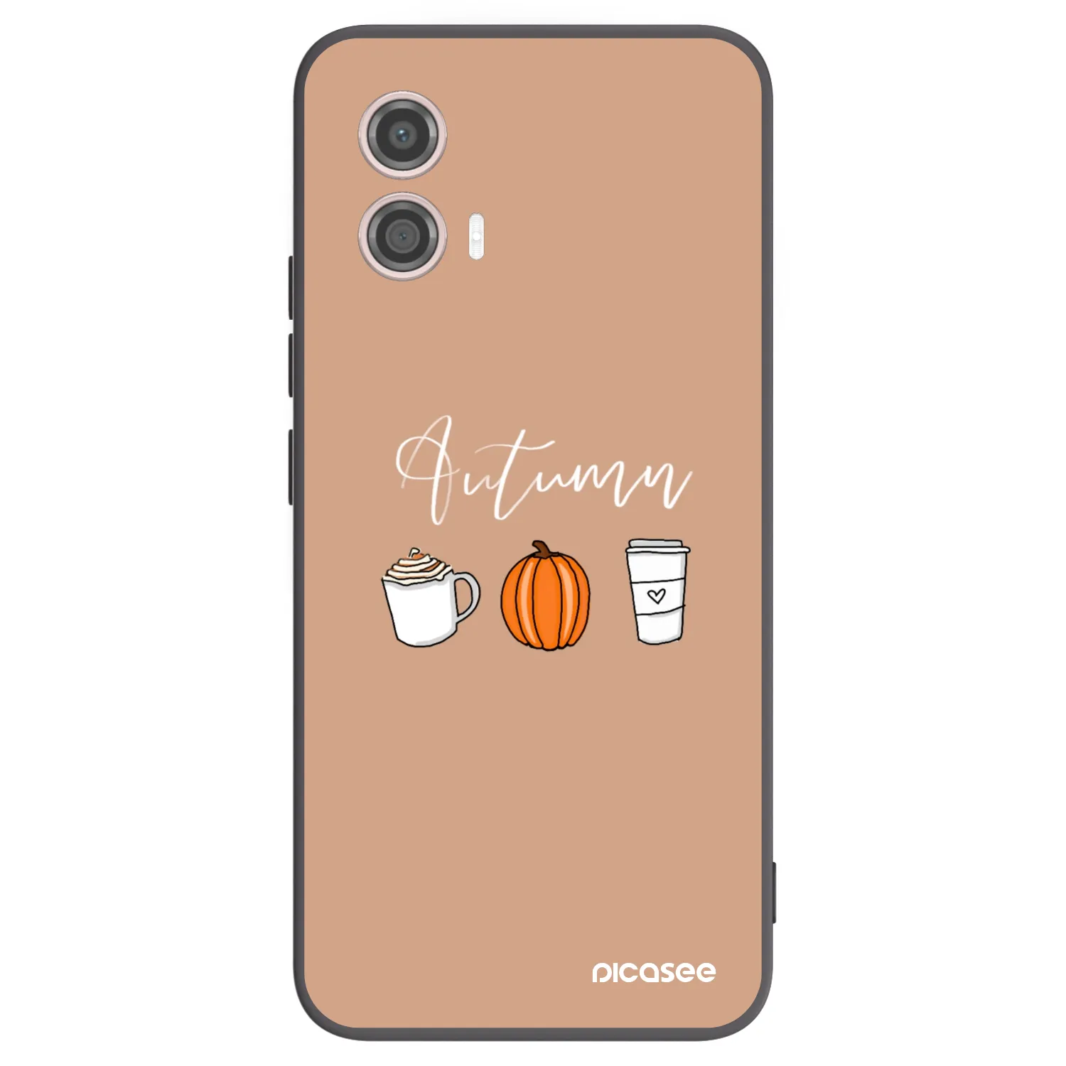 Picasee fekete szilikon tok az alábbi mobiltelefonokra Motorola Moto G53 5G - Autumn