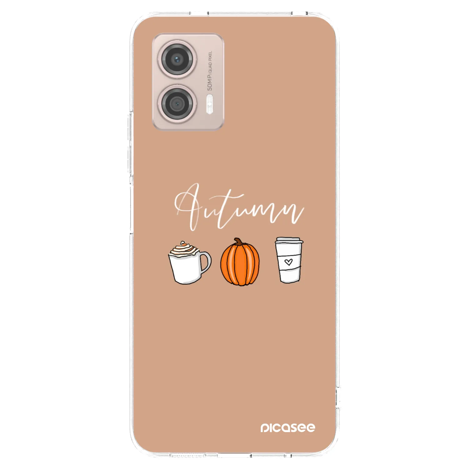 Picasee átlátszó szilikon tok az alábbi mobiltelefonokra Motorola Moto G53 5G - Autumn