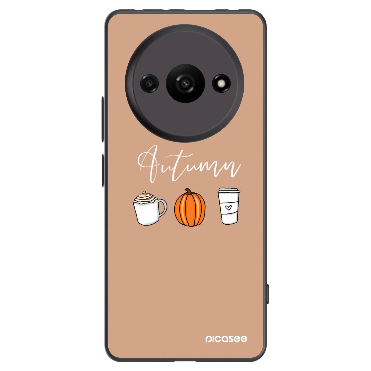Picasee fekete szilikon tok az alábbi mobiltelefonokra Xiaomi Redmi A3 - Autumn
