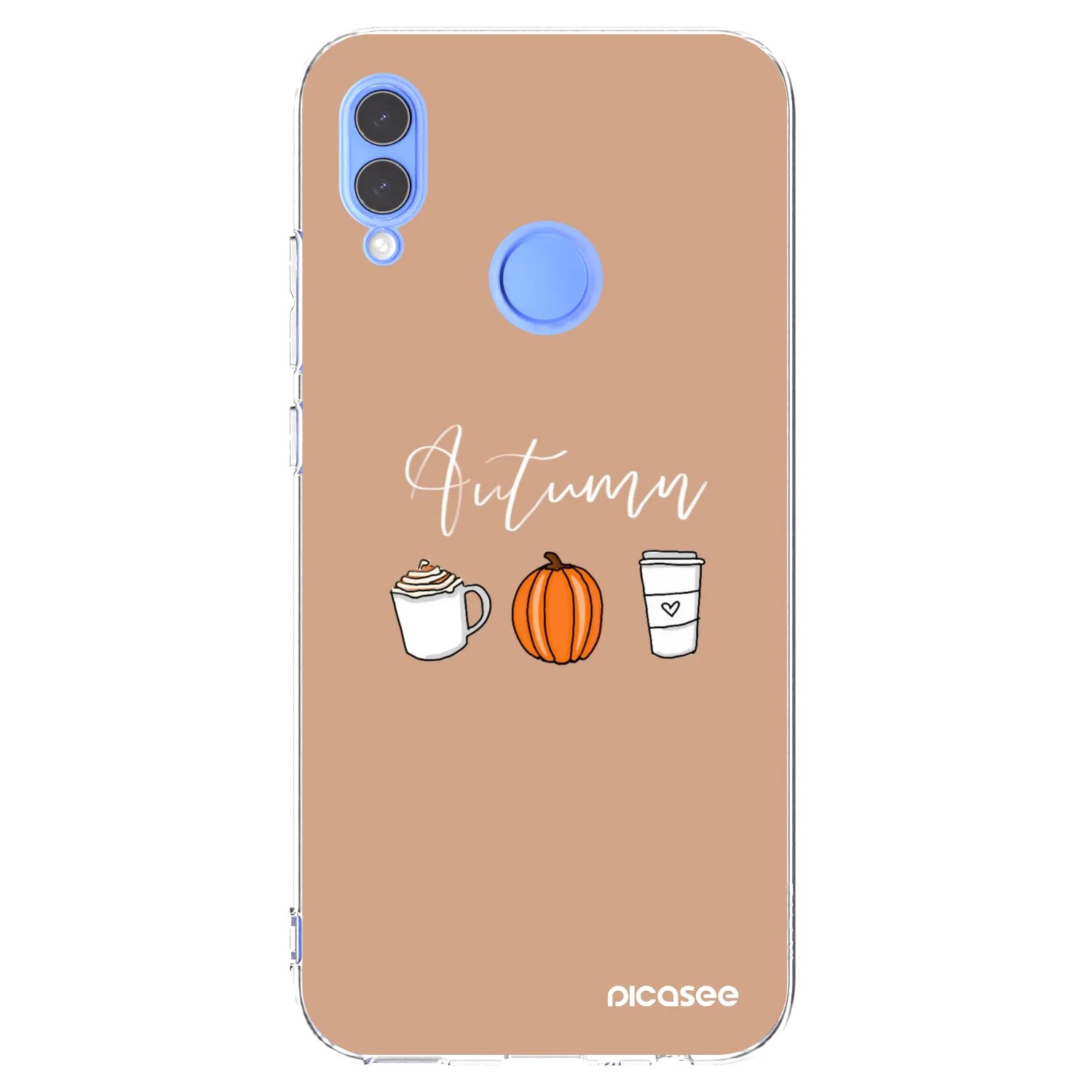 Picasee átlátszó szilikon tok az alábbi mobiltelefonokra Honor 10 Lite - Autumn