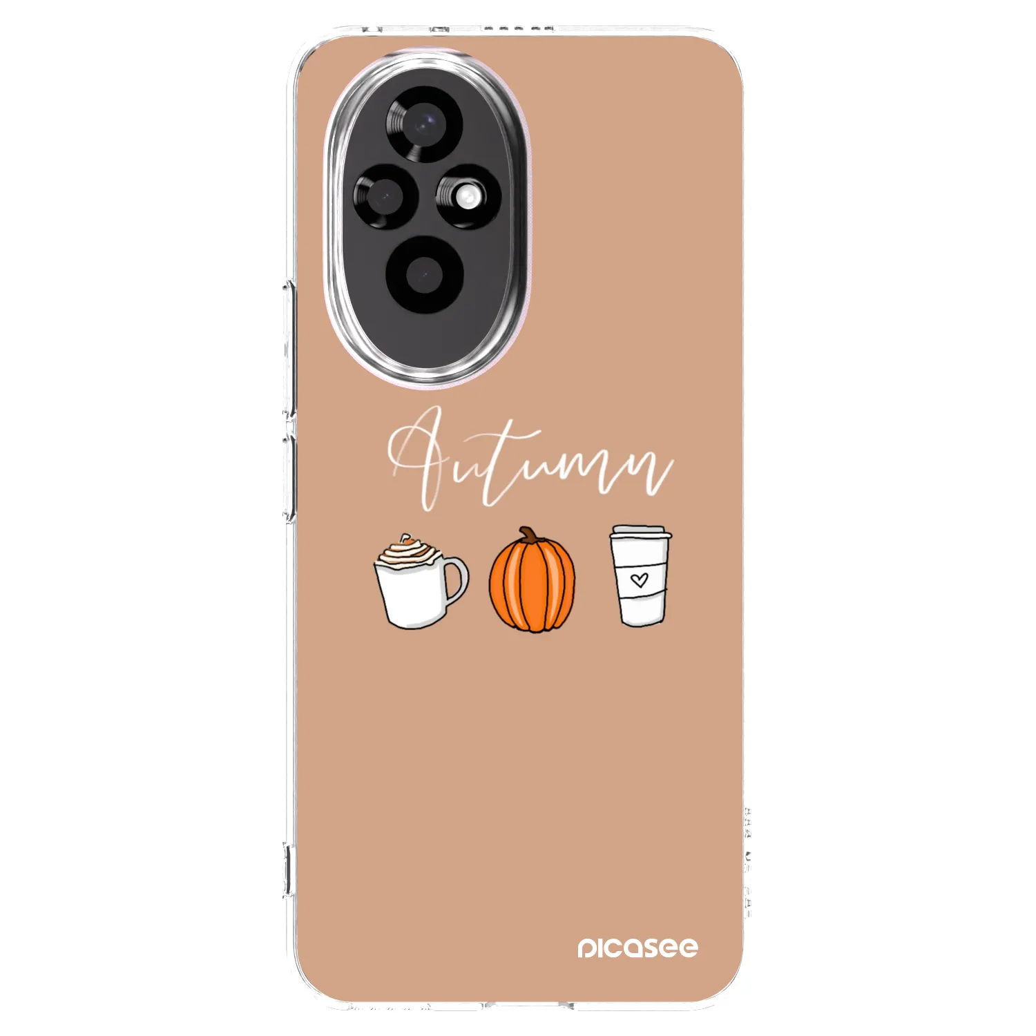 Picasee átlátszó szilikon tok az alábbi mobiltelefonokra Honor 200 Pro 5G - Autumn
