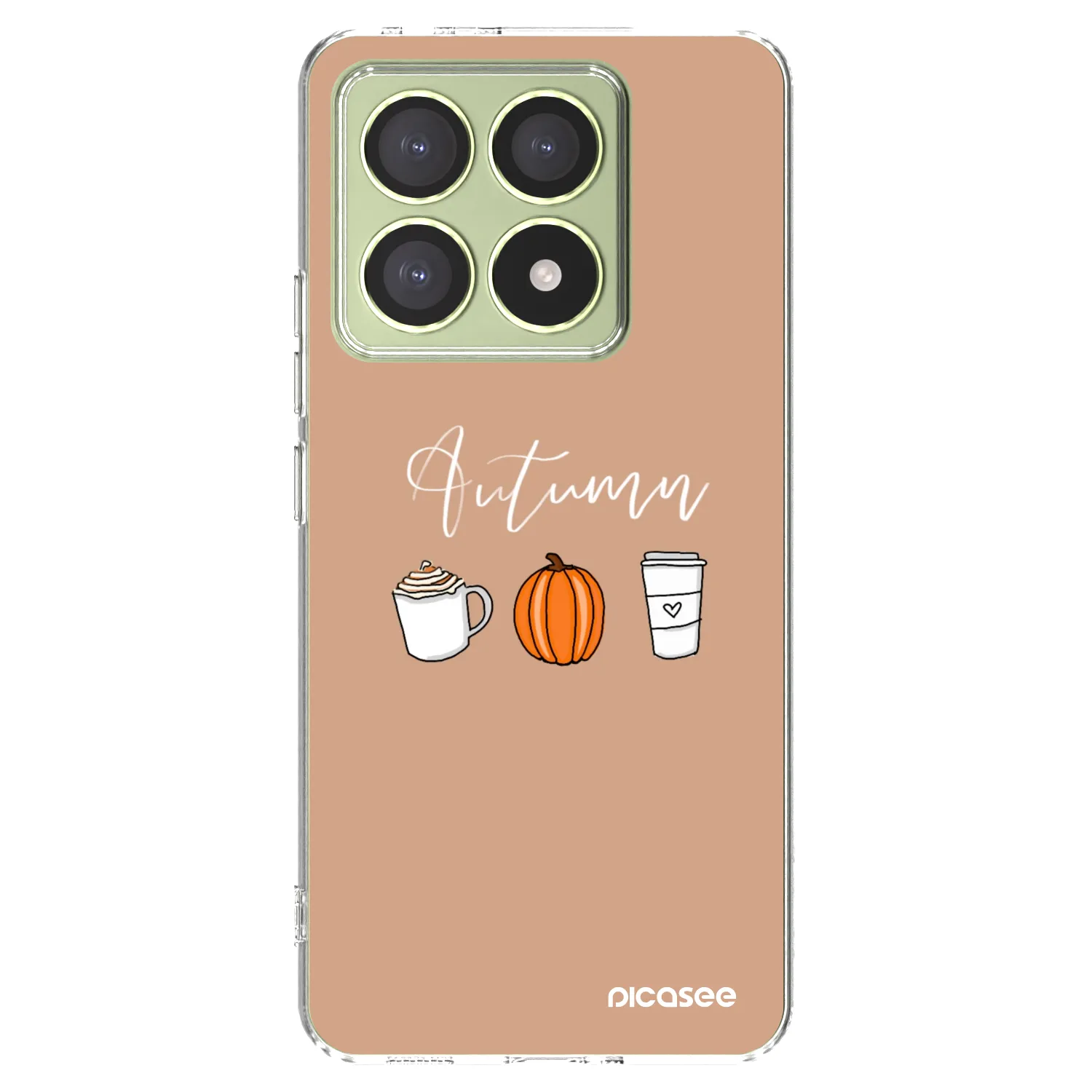 Picasee átlátszó szilikon tok az alábbi mobiltelefonokra Xiaomi 14T - Autumn