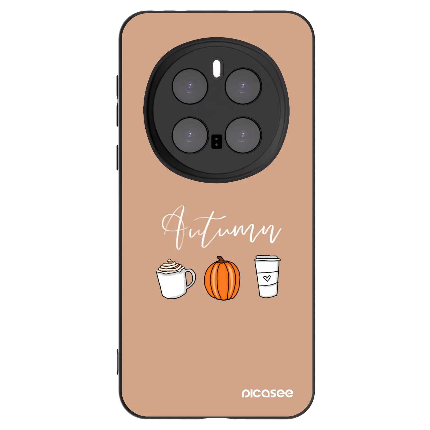 Picasee fekete szilikon tok az alábbi mobiltelefonokra Honor Magic7 Pro 5G - Autumn