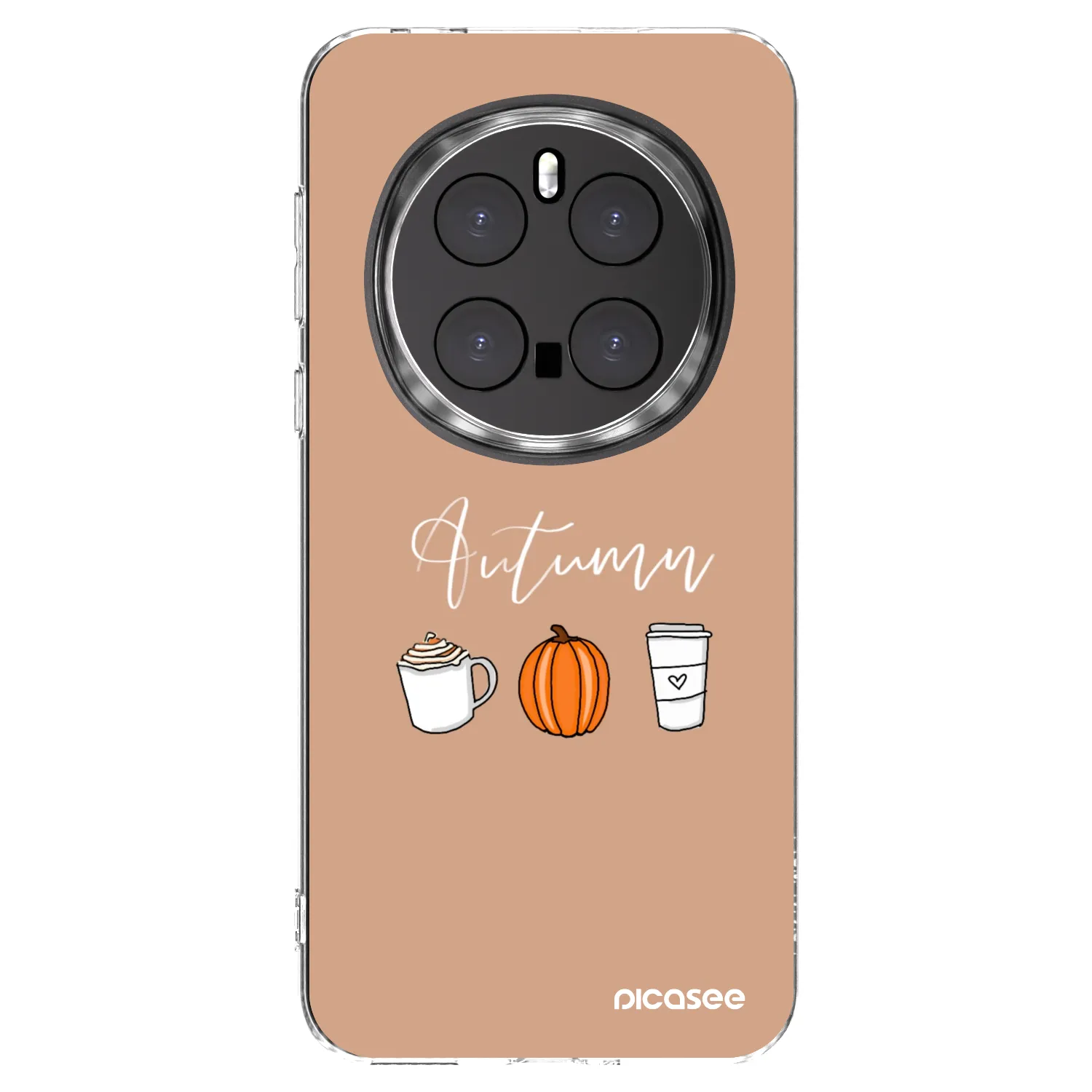 Picasee átlátszó szilikon tok az alábbi mobiltelefonokra Honor Magic7 Pro 5G - Autumn
