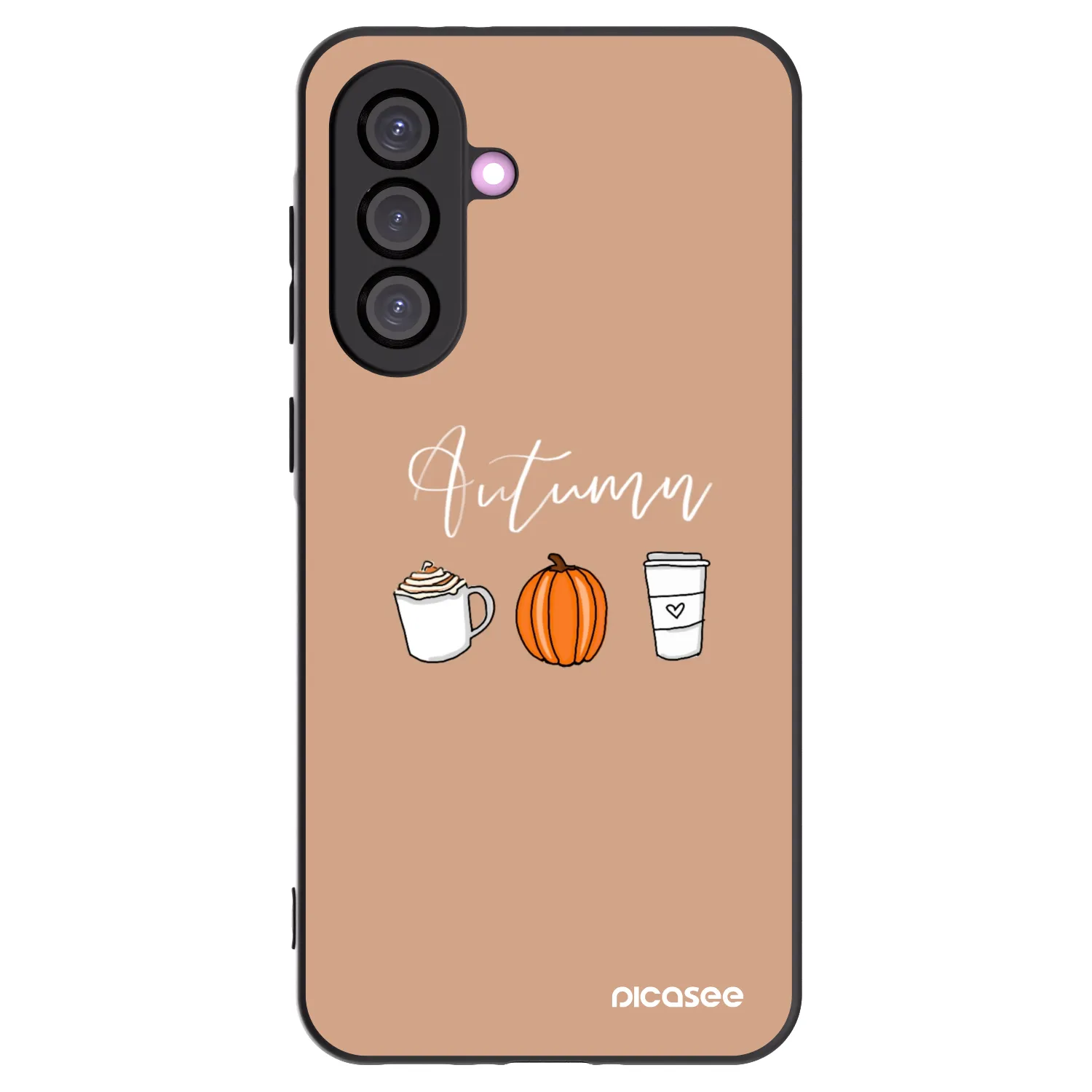 Picasee fekete szilikon tok az alábbi mobiltelefonokra Samsung Galaxy A36 5G - Autumn