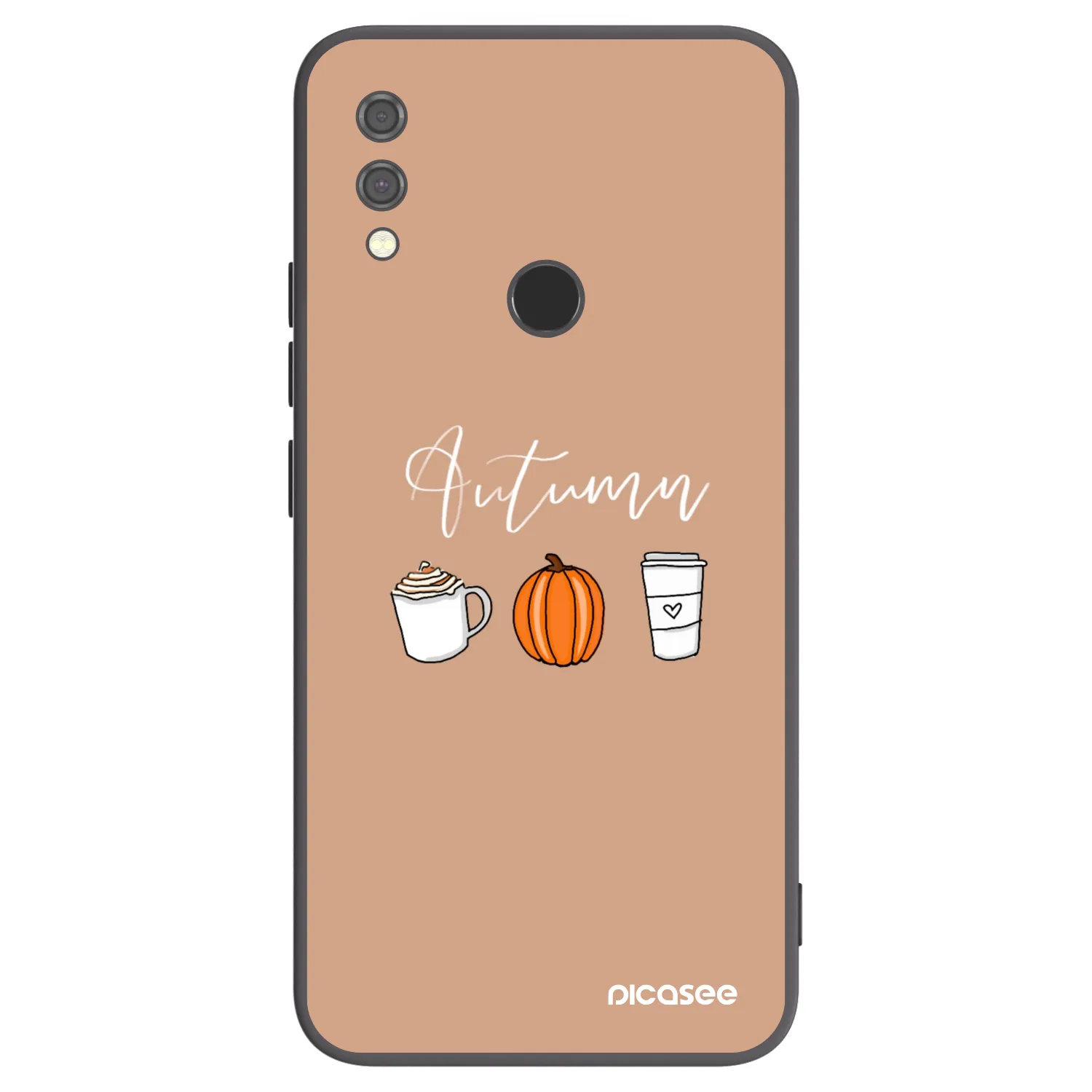 Picasee fekete szilikon tok az alábbi mobiltelefonokra Xiaomi Redmi Note 7 - Autumn