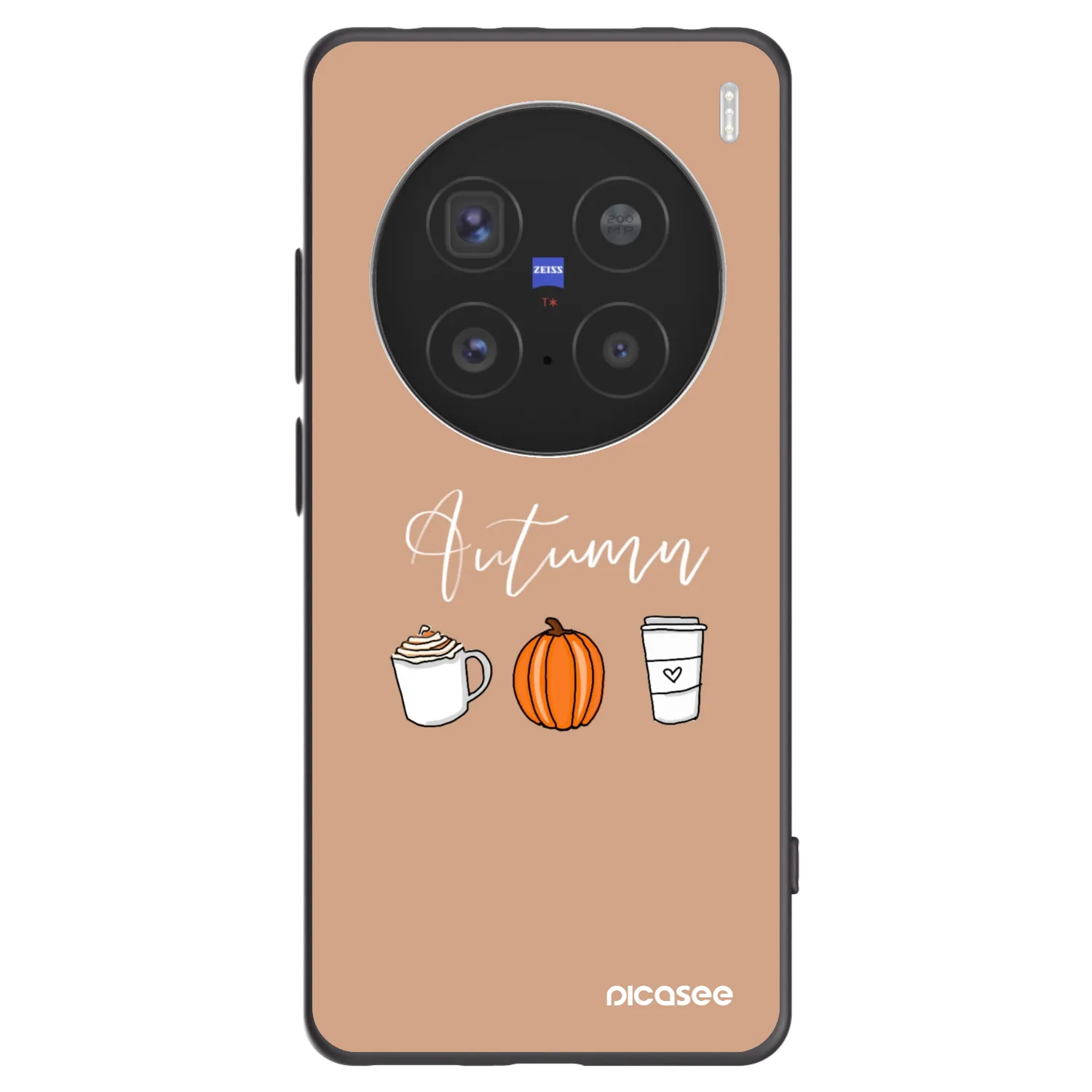 Picasee fekete szilikon tok az alábbi mobiltelefonokra Vivo X200 Pro - Autumn