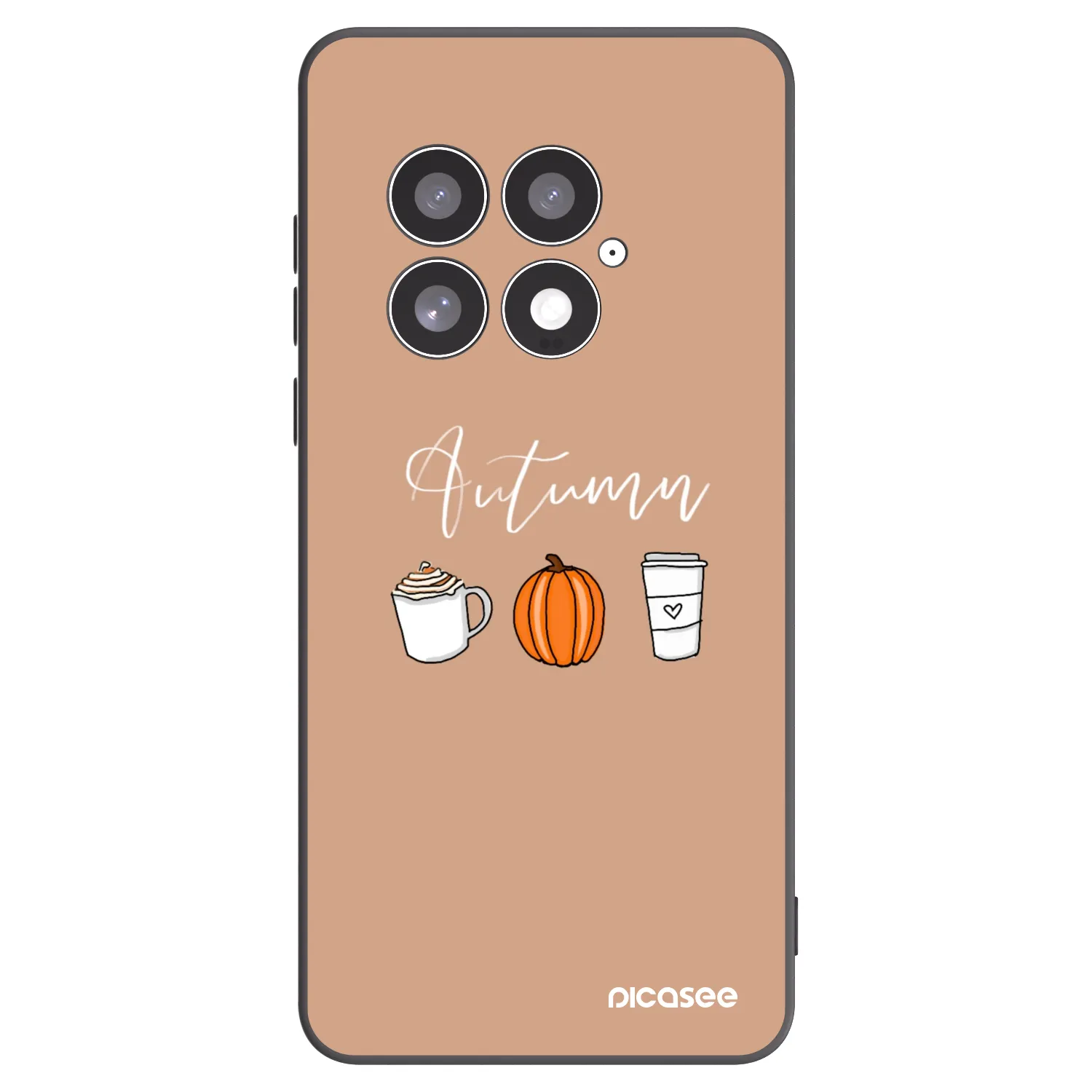 Picasee fekete szilikon tok az alábbi mobiltelefonokra OnePlus 13 5G - Autumn