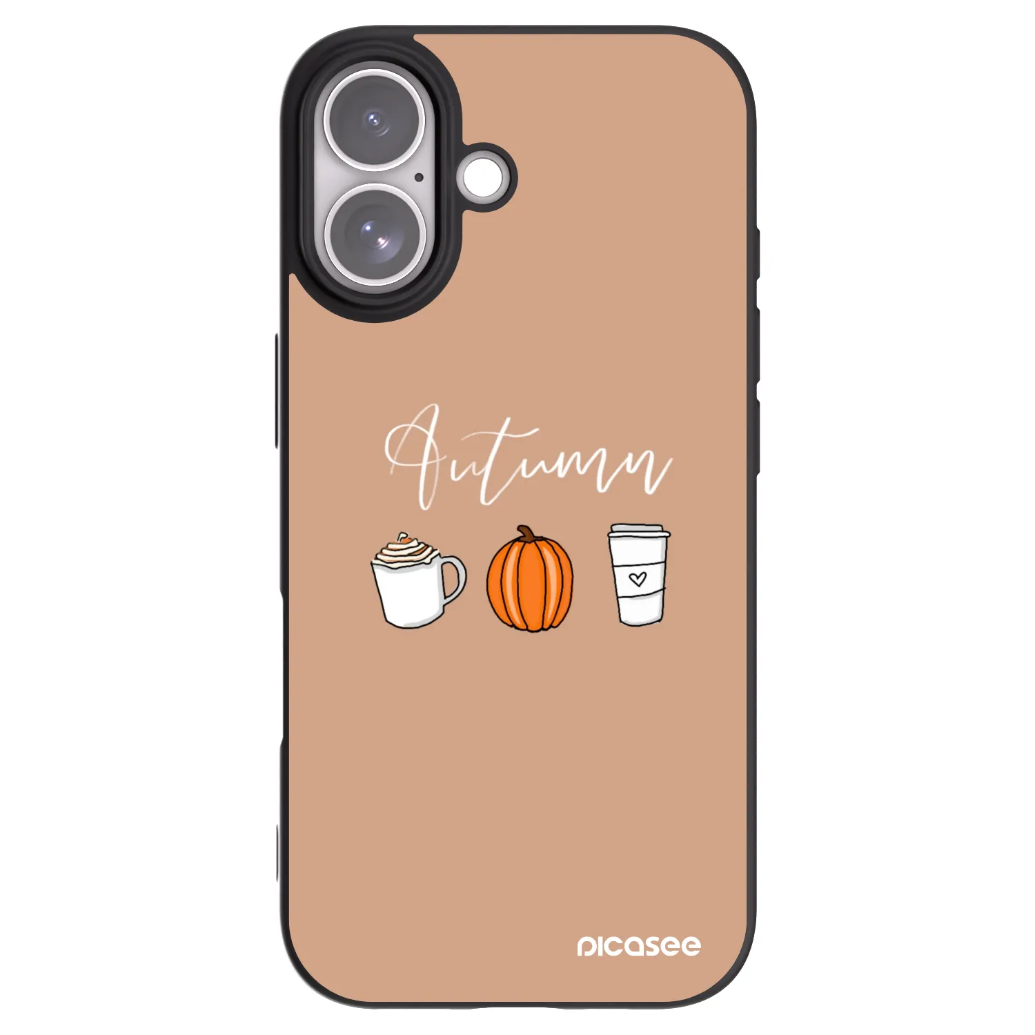 Picasee fekete szilikon tok az alábbi mobiltelefonokra Apple iPhone 17 - Autumn