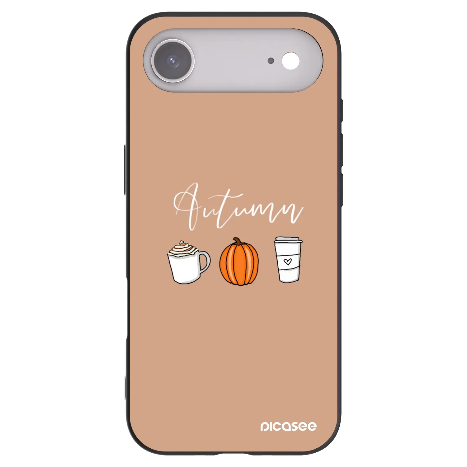 Picasee fekete szilikon tok az alábbi mobiltelefonokra Apple iPhone Air - Autumn