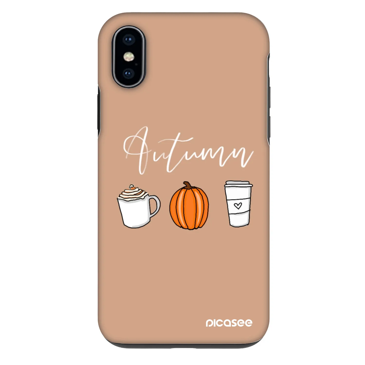Picasee Fashion Case Apple iPhone X/XS - Autumn