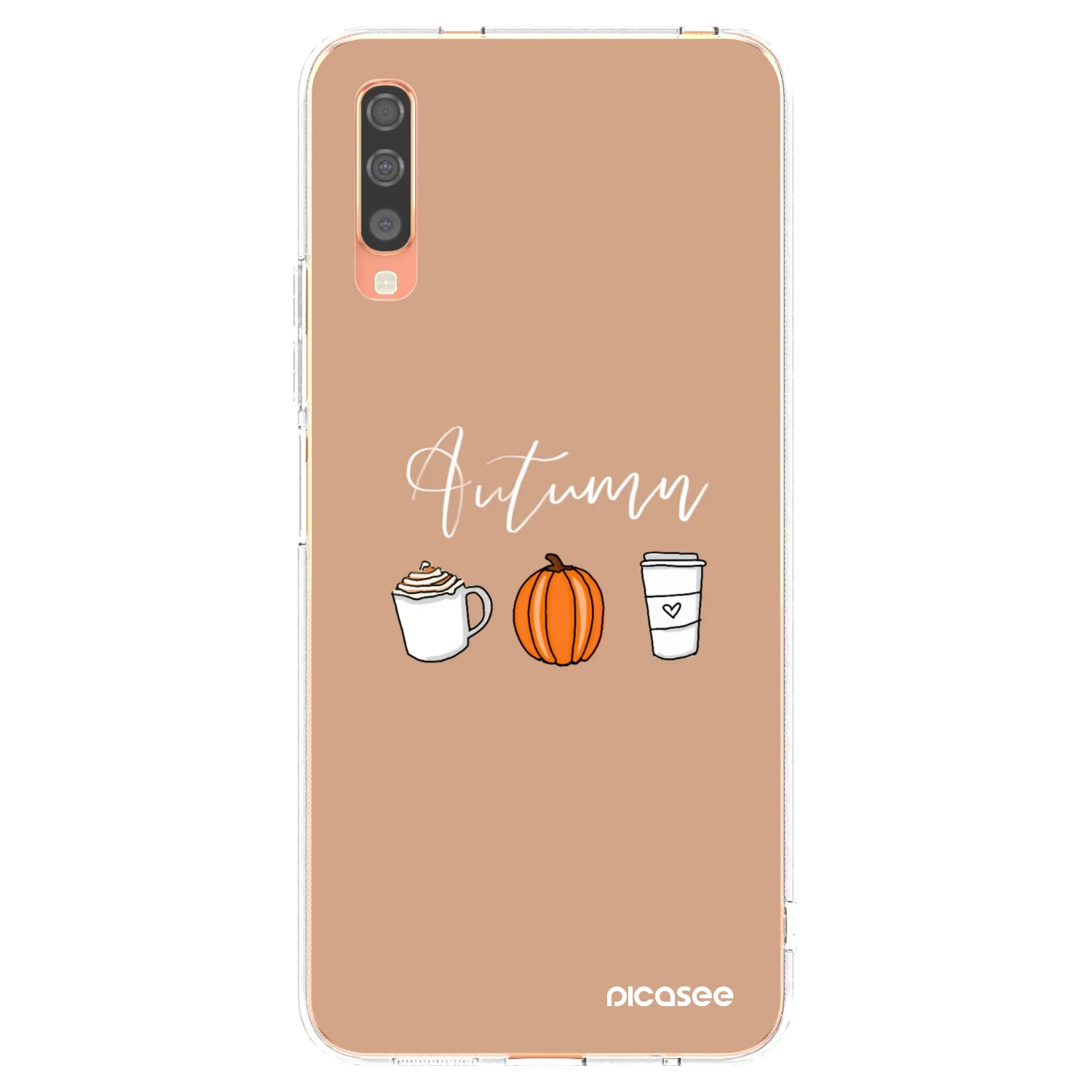 Picasee átlátszó szilikon tok az alábbi mobiltelefonokra Samsung Galaxy A70 A705F - Autumn