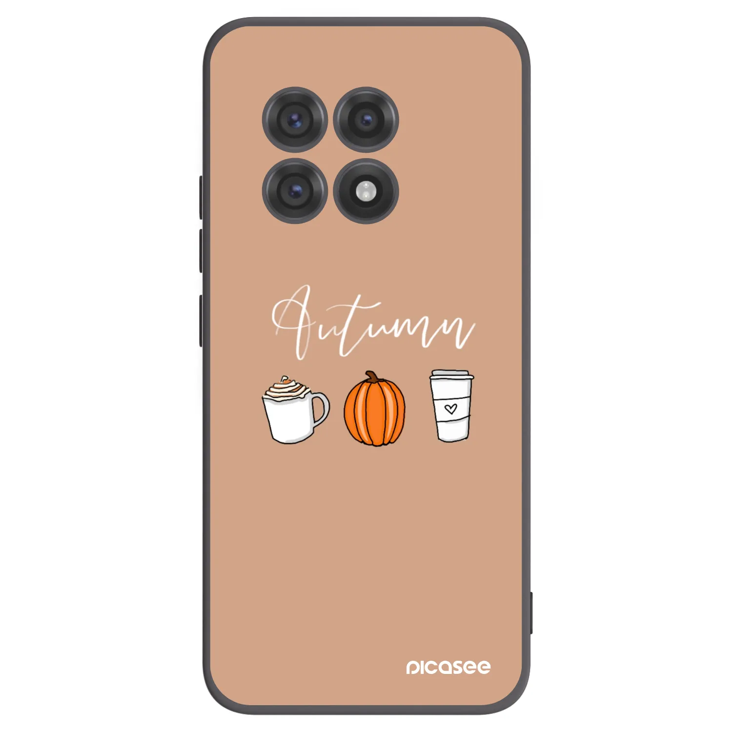Picasee fekete szilikon tok az alábbi mobiltelefonokra OnePlus 13R 5G - Autumn