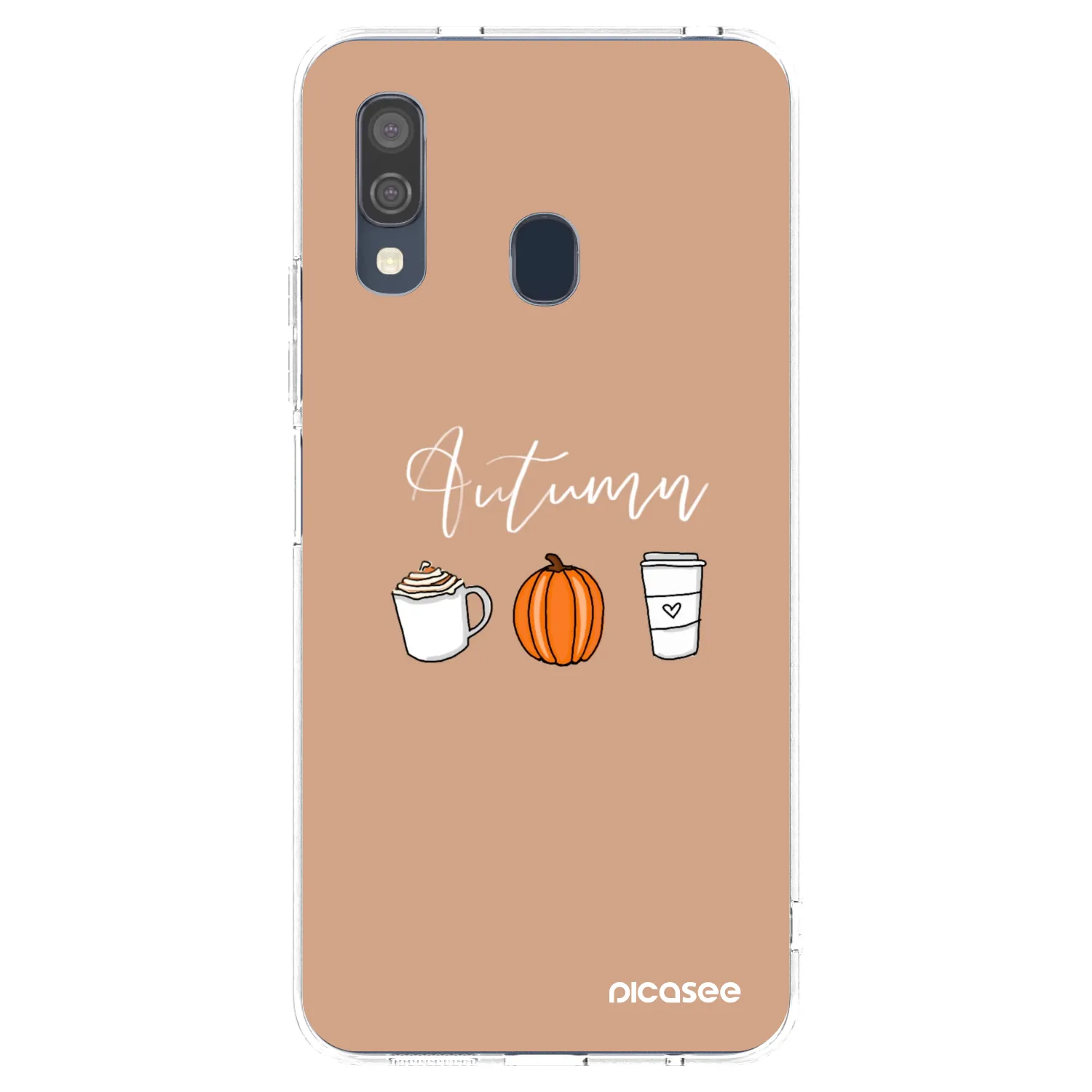 Picasee átlátszó szilikon tok az alábbi mobiltelefonokra Samsung Galaxy A40 A405F - Autumn