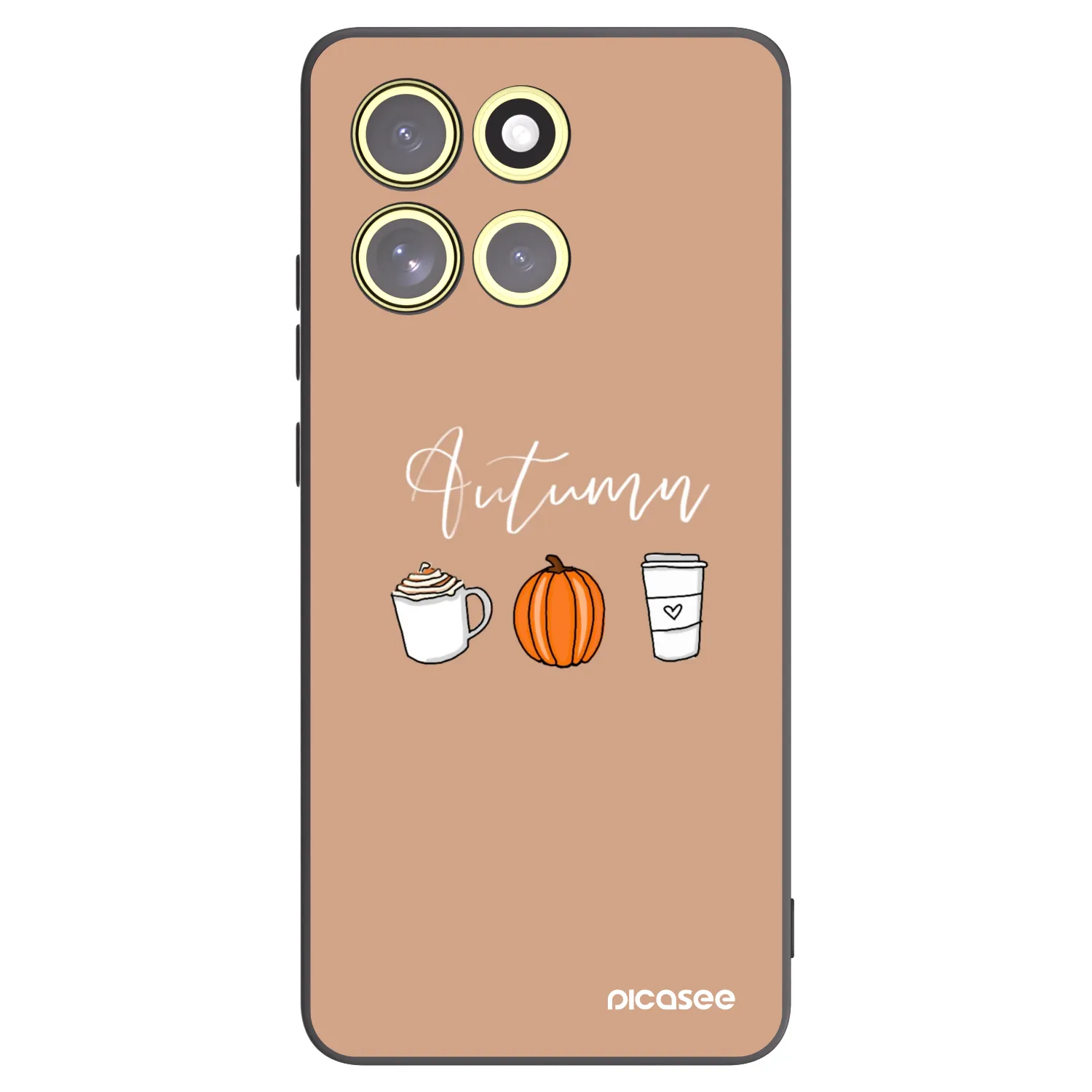 Picasee fekete szilikon tok az alábbi mobiltelefonokra Motorola Moto G86 5G - Autumn