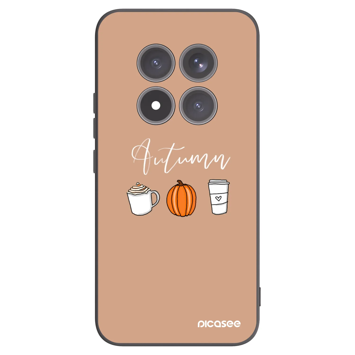 Picasee fekete szilikon tok az alábbi mobiltelefonokra Xiaomi Redmi Note 15 Pro+ - Autumn