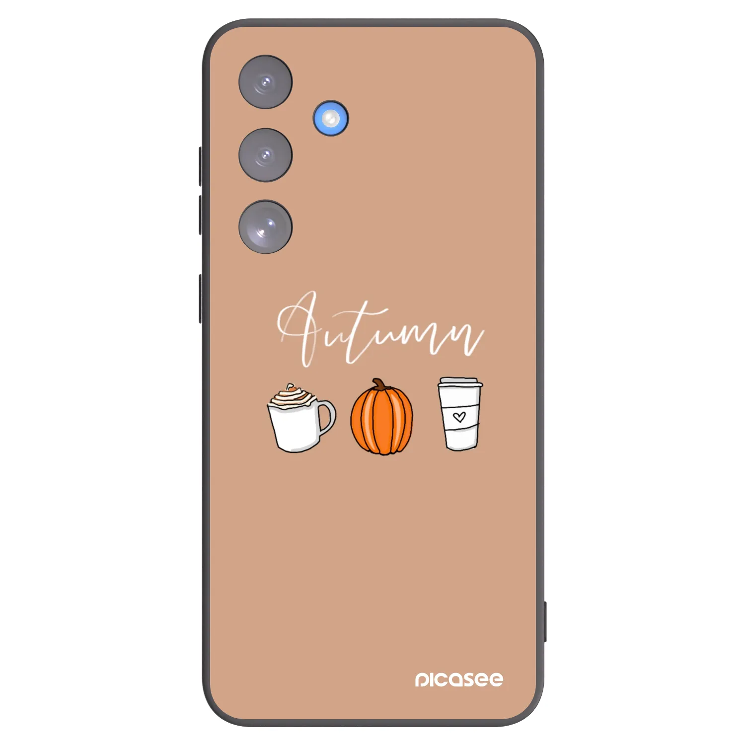 Picasee fekete szilikon tok az alábbi mobiltelefonokra Samsung Galaxy S25 FE 5G - Autumn