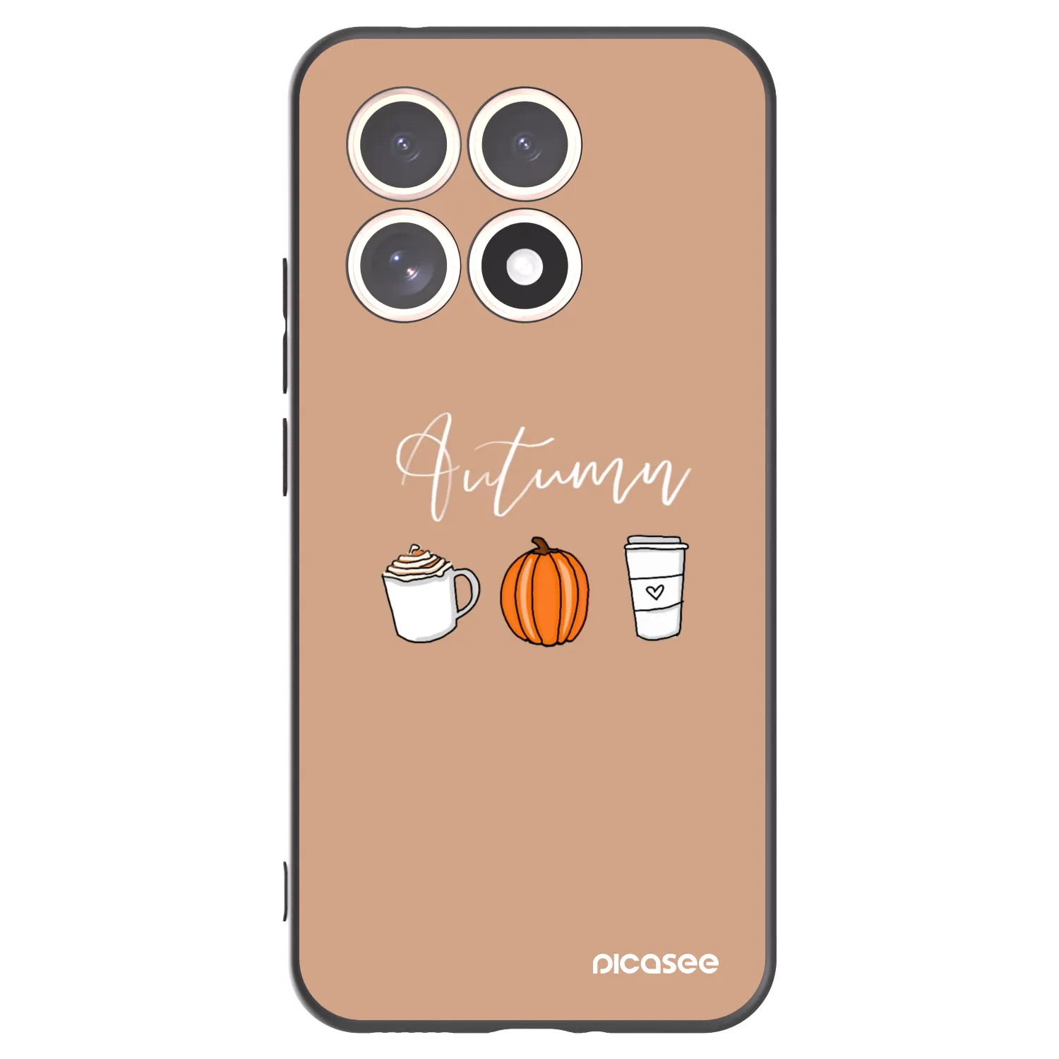 Picasee fekete szilikon tok az alábbi mobiltelefonokra Xiaomi 15T - Autumn