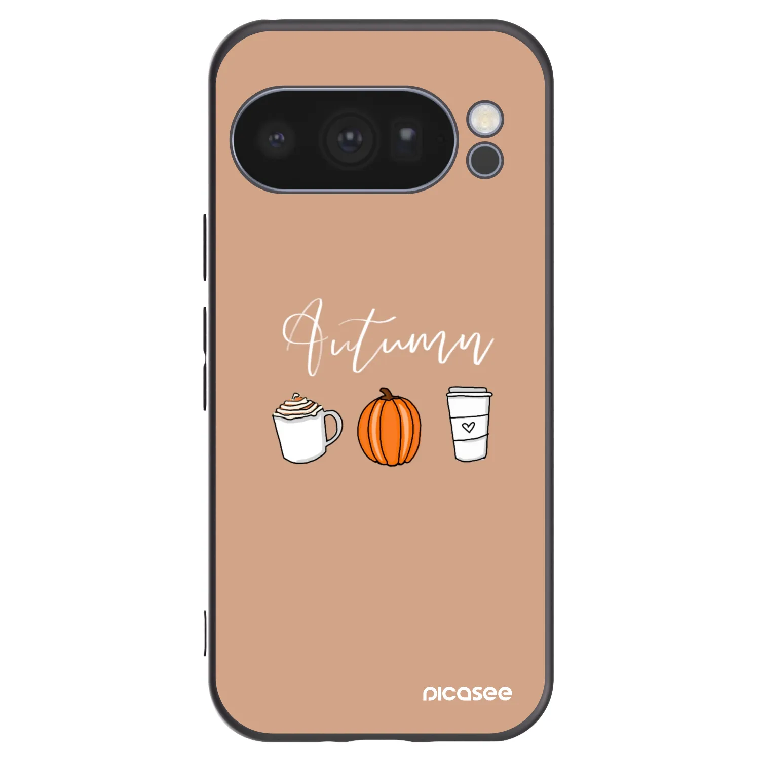 Picasee fekete szilikon tok az alábbi mobiltelefonokra Google Pixel 10 Pro - Autumn