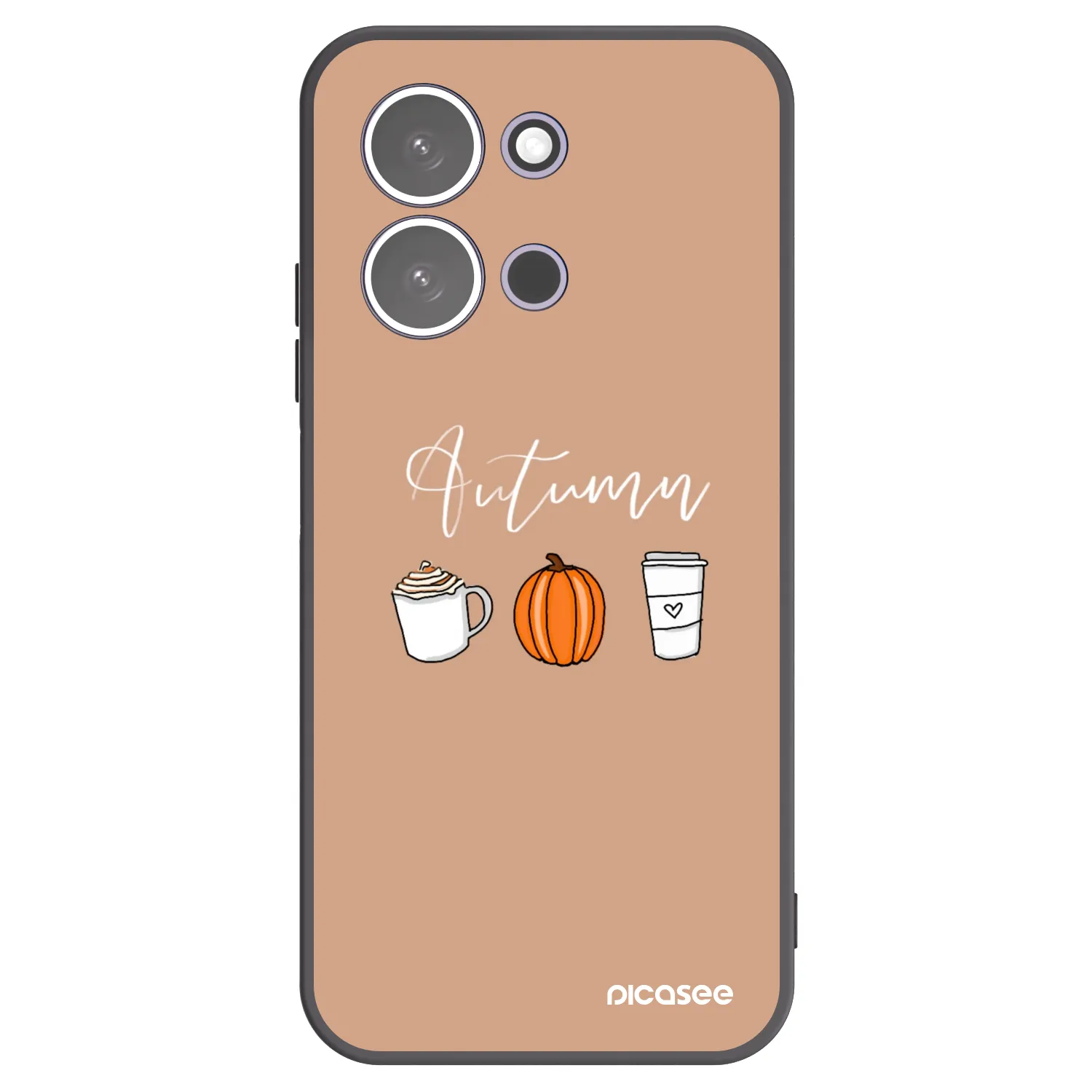 Picasee fekete szilikon tok az alábbi mobiltelefonokra Xiaomi Redmi 15C 5G - Autumn