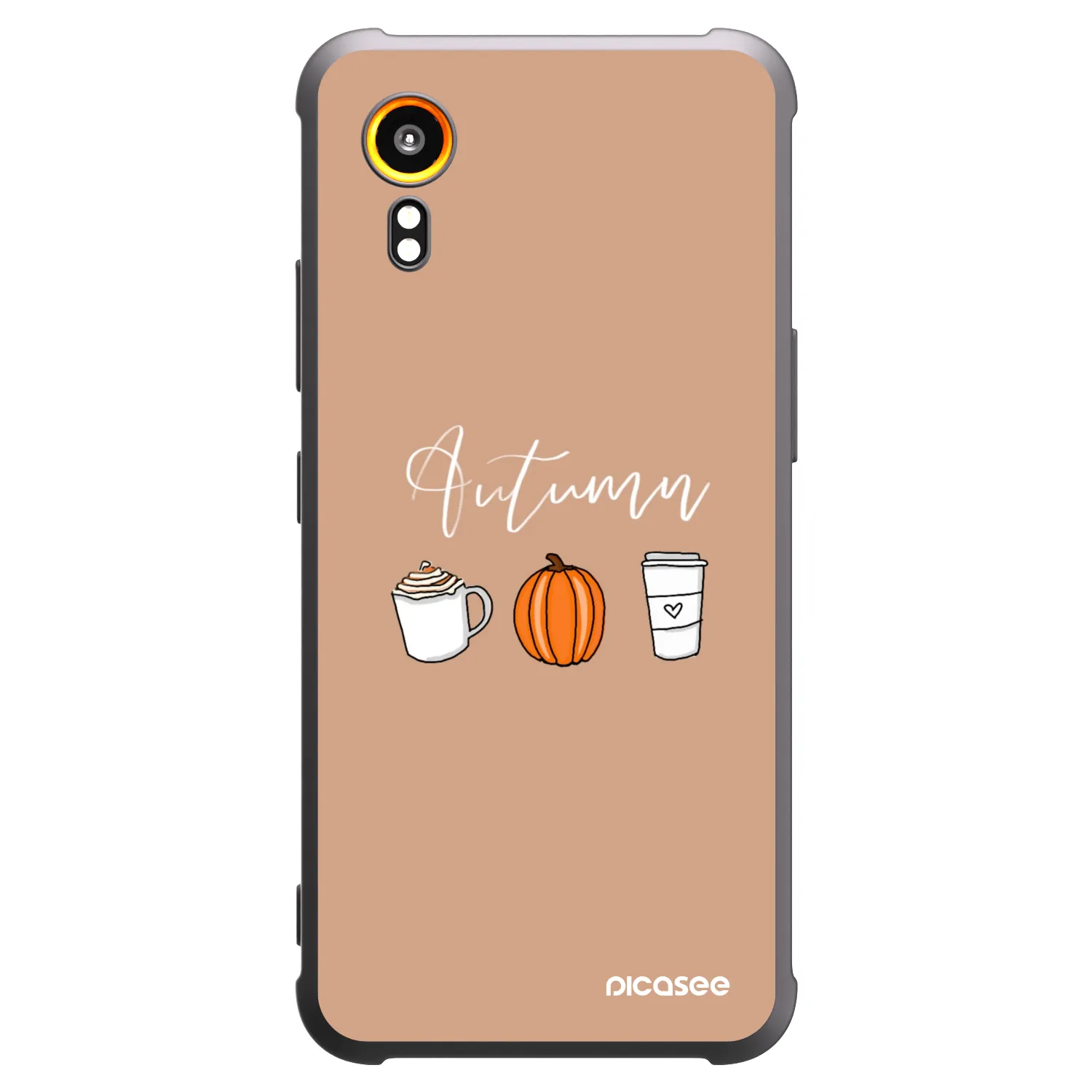 Picasee fekete szilikon tok az alábbi mobiltelefonokra Samsung Galaxy XCover 7 - Autumn