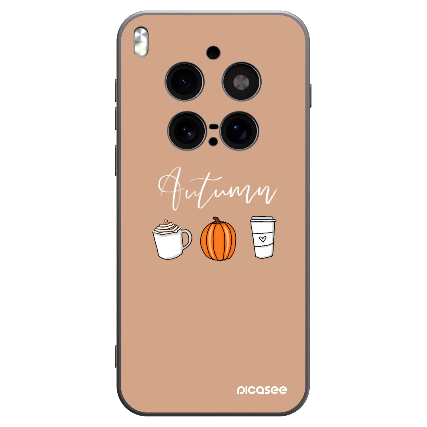 Picasee fekete szilikon tok az alábbi mobiltelefonokra Vivo X300 Pro - Autumn