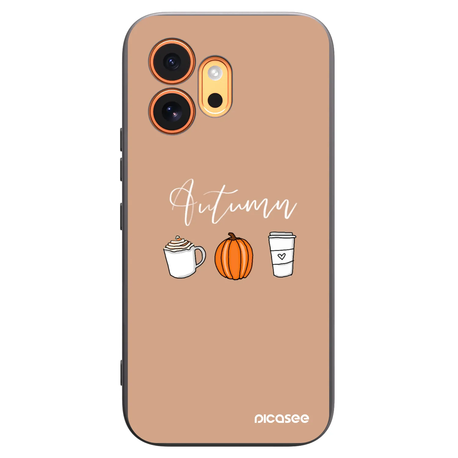 Picasee fekete szilikon tok az alábbi mobiltelefonokra Honor 600 - Autumn