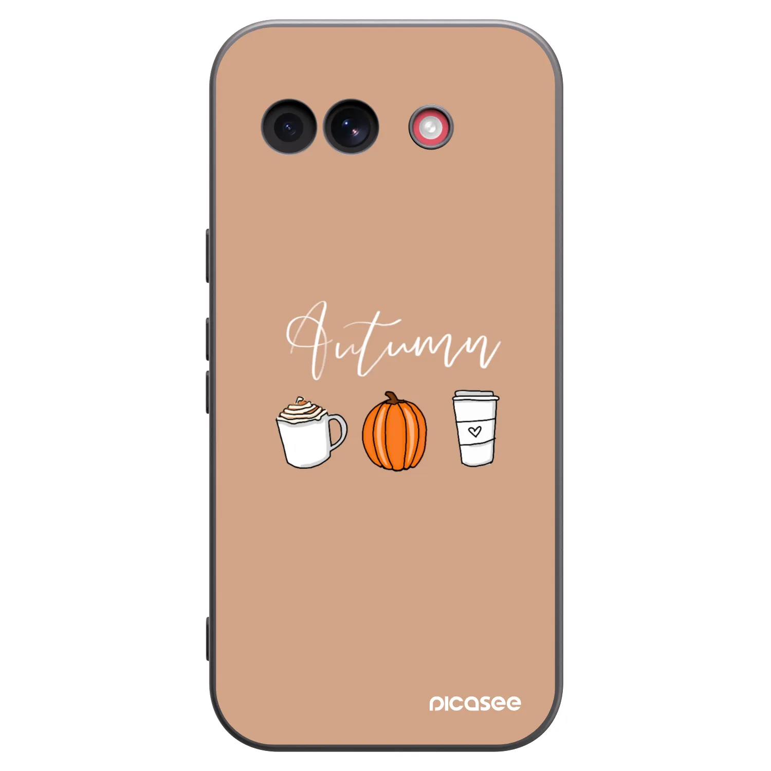 Picasee fekete szilikon tok az alábbi mobiltelefonokra Google Pixel 10a - Autumn