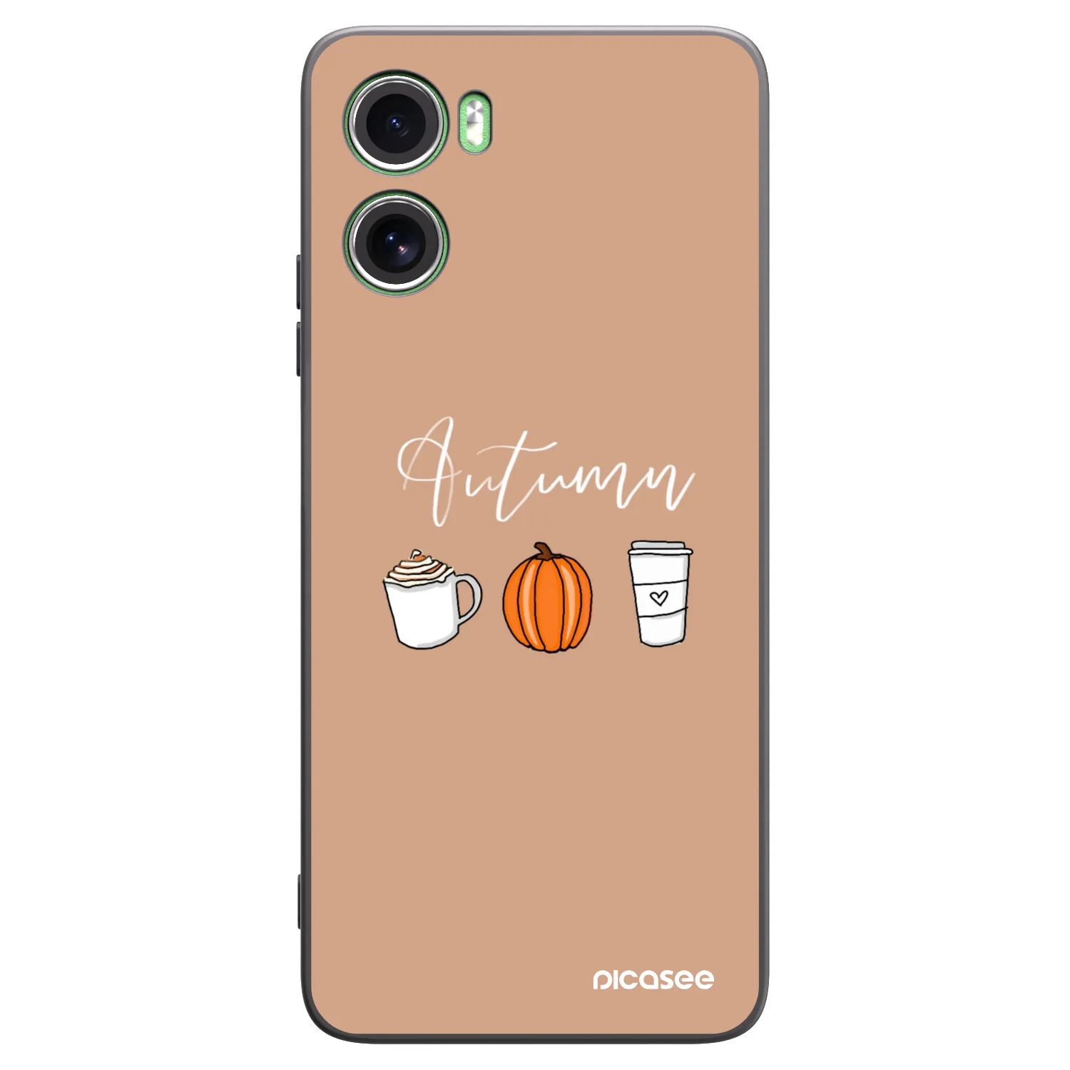 Picasee fekete szilikon tok az alábbi mobiltelefonokra Motorola Moto G06 - Autumn