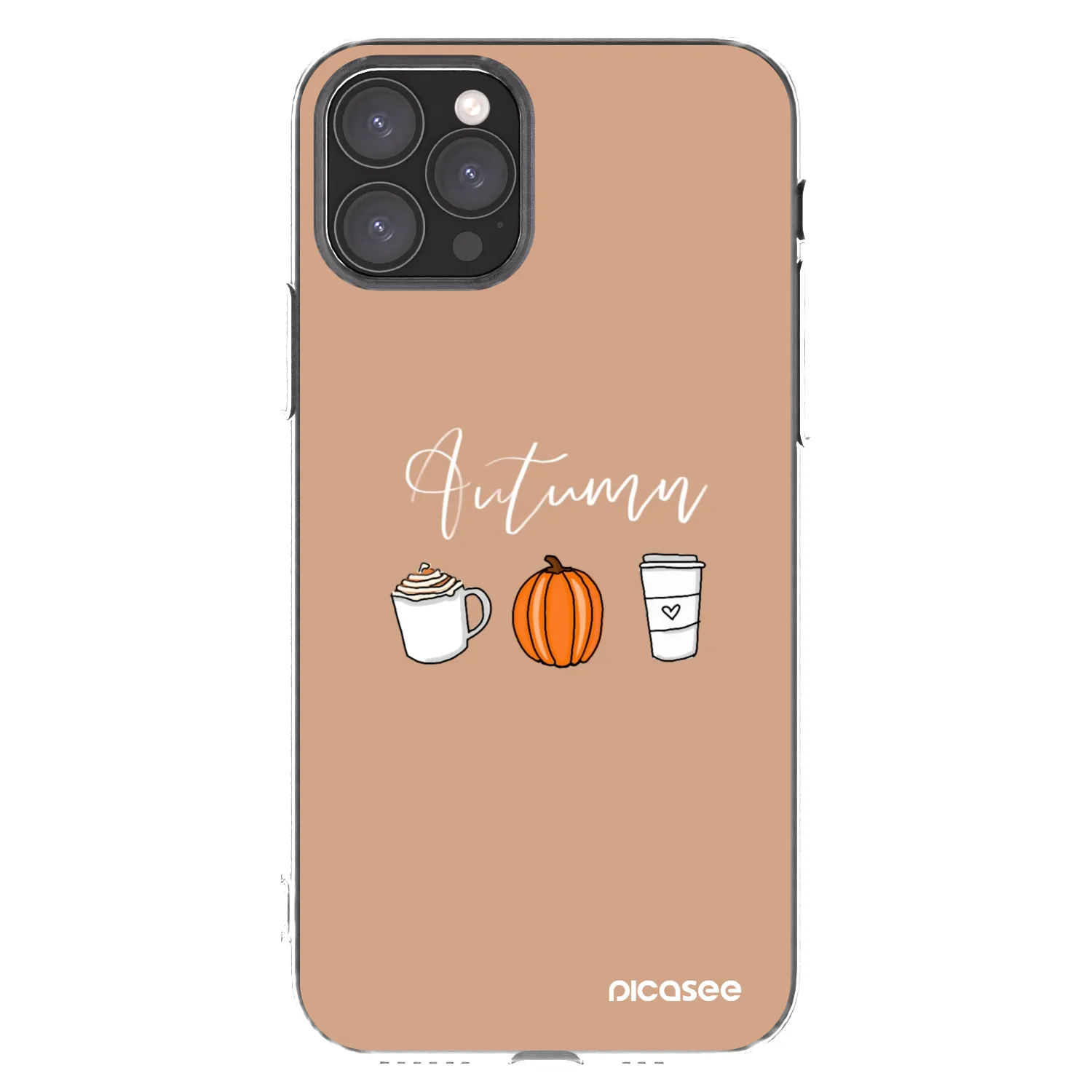 Picasee átlátszó szilikon tok az alábbi mobiltelefonokra Apple iPhone 11 Pro - Autumn