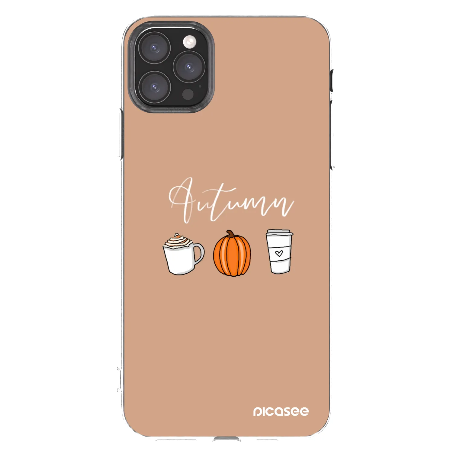 Picasee átlátszó szilikon tok az alábbi mobiltelefonokra Apple iPhone 11 Pro Max - Autumn