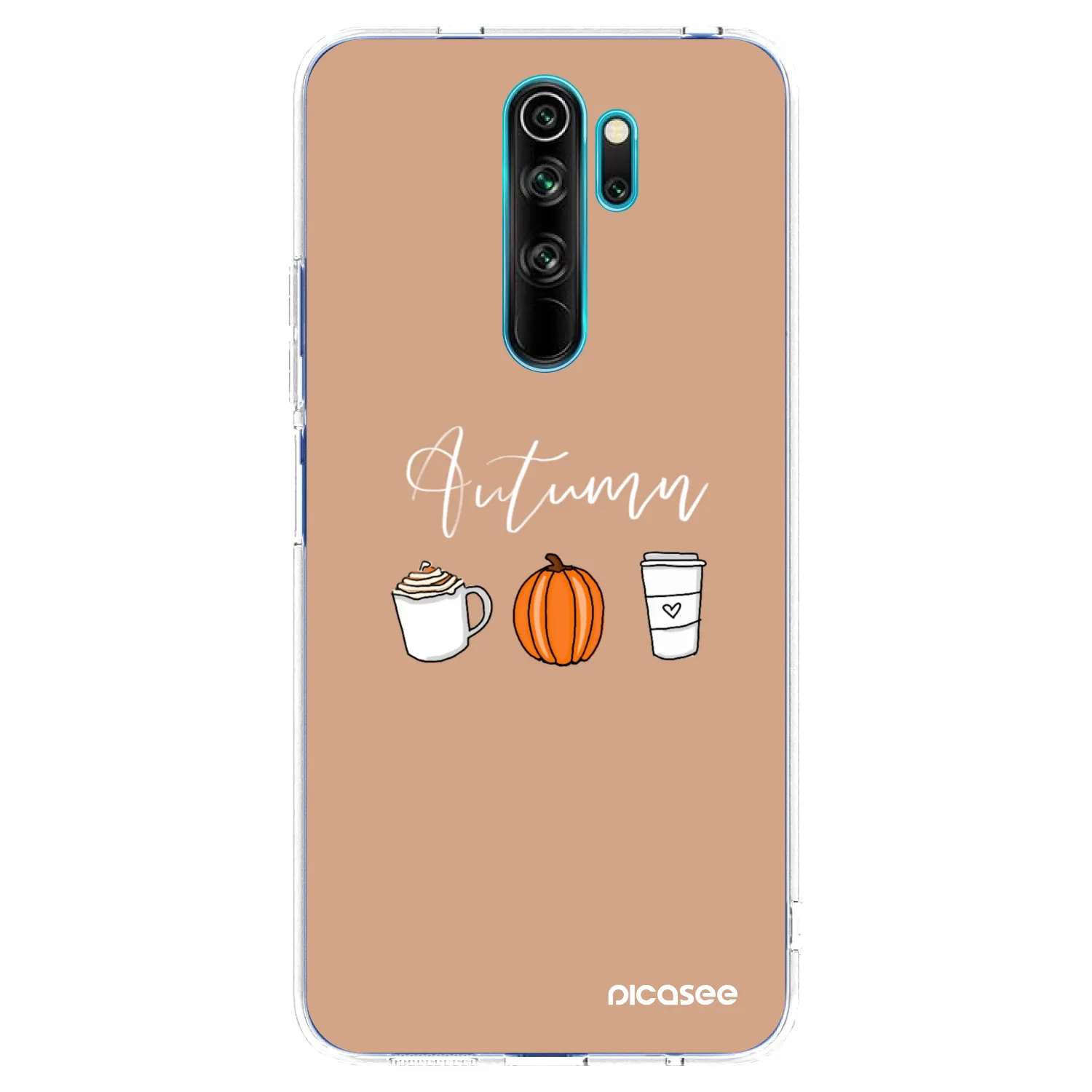 Picasee átlátszó szilikon tok az alábbi mobiltelefonokra Xiaomi Redmi Note 8 Pro - Autumn