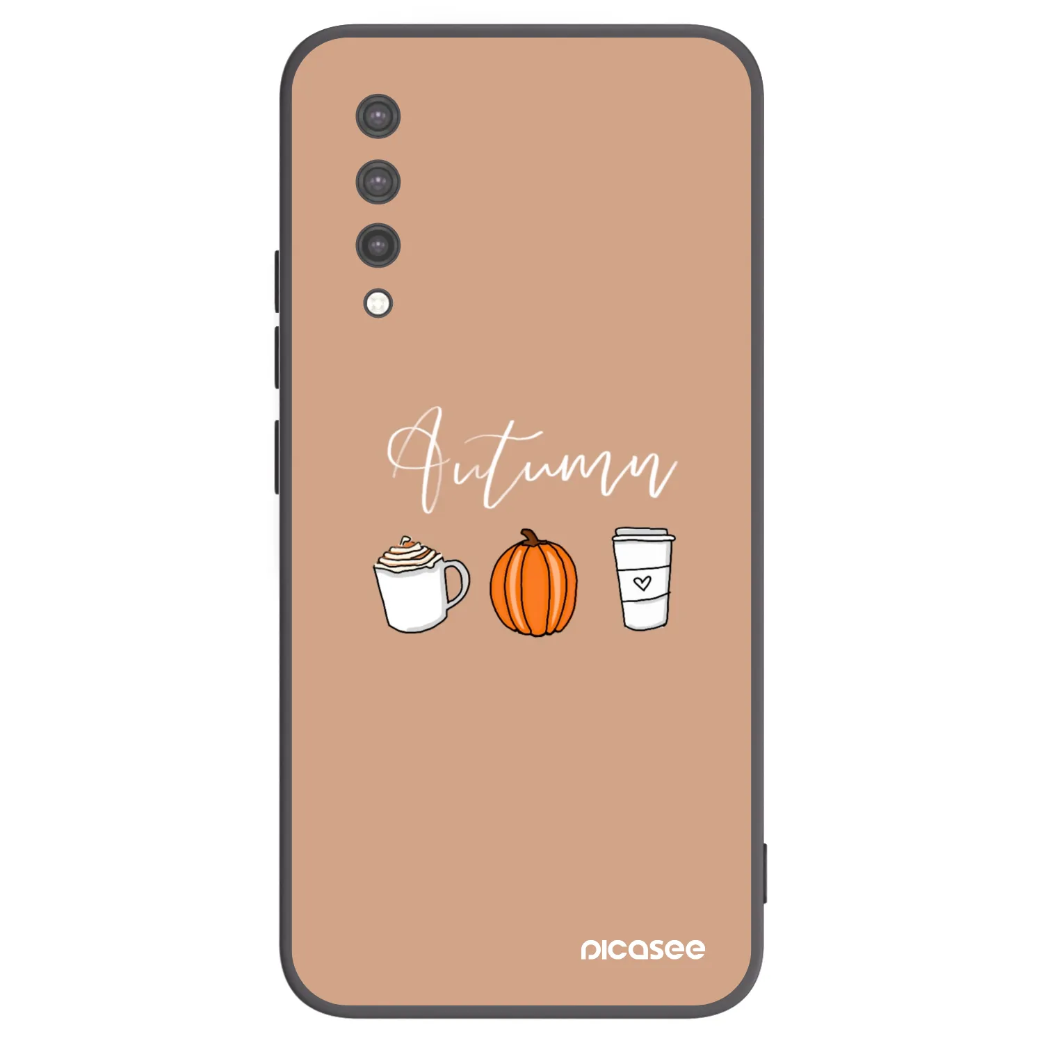 Picasee fekete szilikon tok az alábbi mobiltelefonokra Xiaomi Mi 9 Lite - Autumn