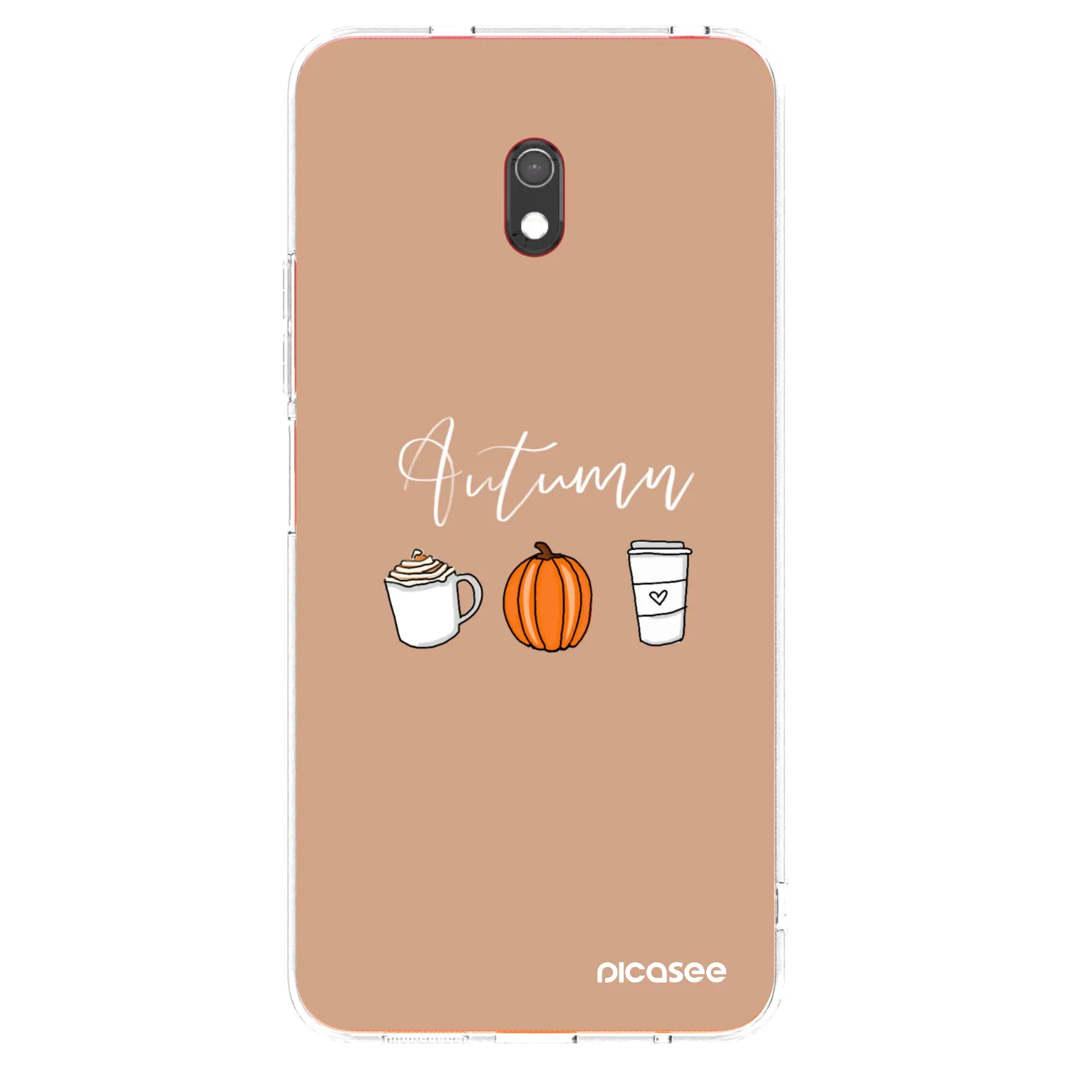 Picasee átlátszó szilikon tok az alábbi mobiltelefonokra Xiaomi Redmi 8A - Autumn