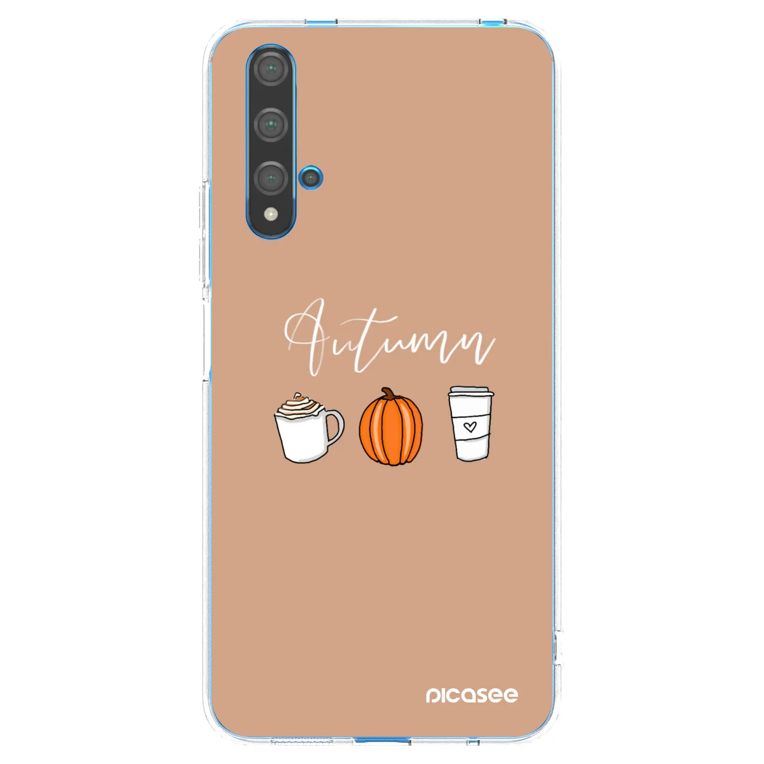 Picasee átlátszó szilikon tok az alábbi mobiltelefonokra Huawei Nova 5T - Autumn