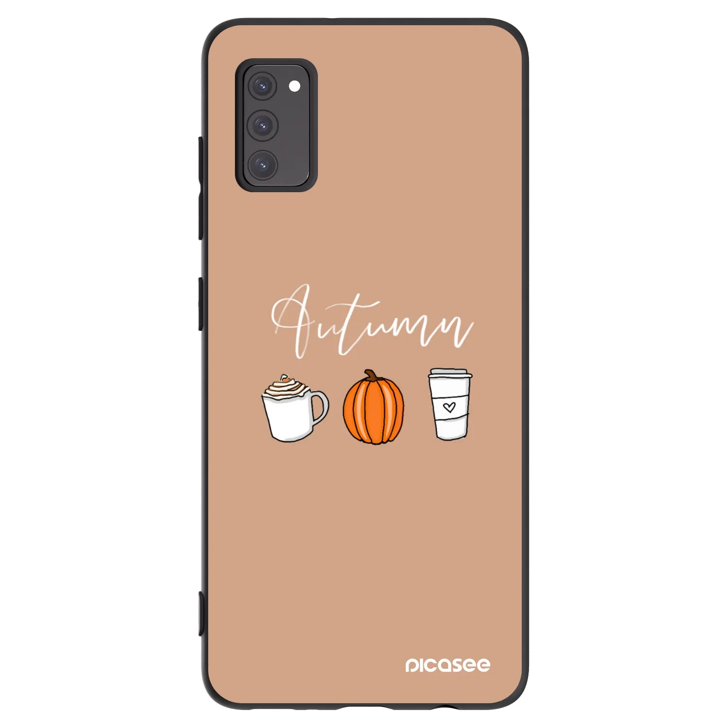 Picasee fekete szilikon tok az alábbi mobiltelefonokra Samsung Galaxy A41 A415F - Autumn