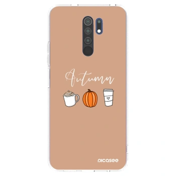 Picasee átlátszó szilikon tok az alábbi mobiltelefonokra Xiaomi Redmi 9 - Autumn