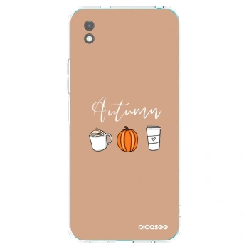 Picasee fekete szilikon tok az alábbi mobiltelefonokra Xiaomi Redmi 9A - Autumn
