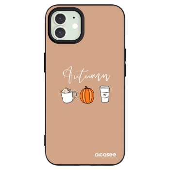 Picasee fekete szilikon tok az alábbi mobiltelefonokra Apple iPhone 12 - Autumn