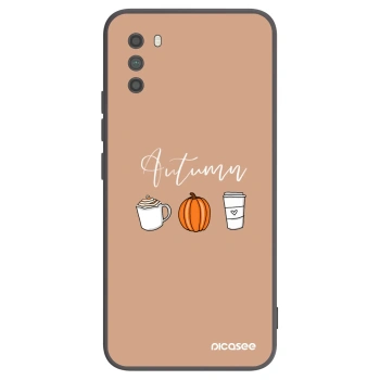 Picasee fekete szilikon tok az alábbi mobiltelefonokra Xiaomi Poco M3 - Autumn