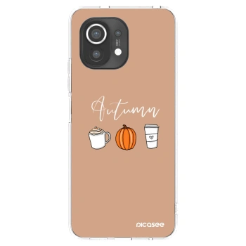 Picasee átlátszó szilikon tok az alábbi mobiltelefonokra Xiaomi Mi 11 - Autumn