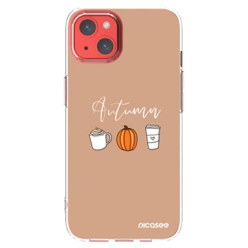 Picasee átlátszó szilikon tok az alábbi mobiltelefonokra Apple iPhone 13 - Autumn