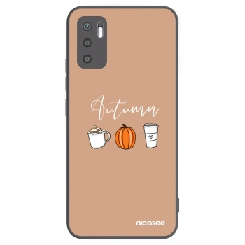 Picasee fekete szilikon tok az alábbi mobiltelefonokra Xiaomi Redmi Note 10 5G - Autumn