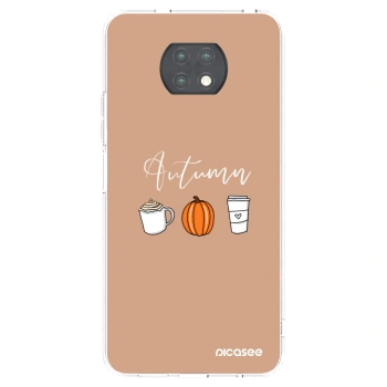 Picasee átlátszó szilikon tok az alábbi mobiltelefonokra Xiaomi Redmi Note 9T - Autumn